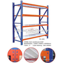Middle Duty Warehouse Rack with Four Layers Board